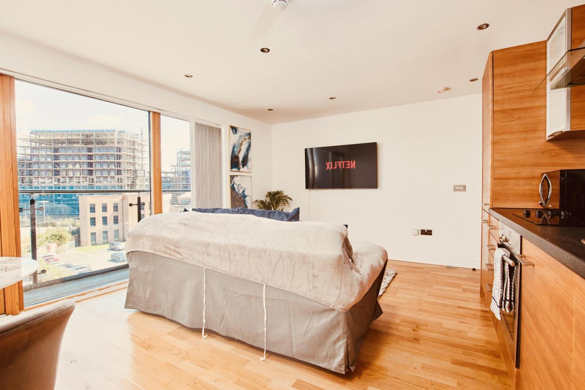 King Deluxe City Apt Large Space& Free Parking! No Balcony Leeds  Camera foto